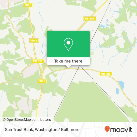 Sun Trust Bank map