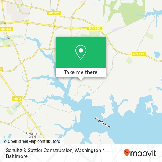 Schultz & Sattler Construction map