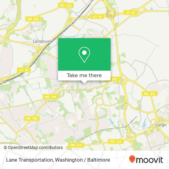 Mapa de Lane Transportation