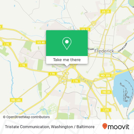 Tristate Communication map