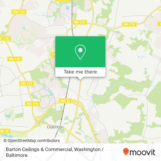 Mapa de Barton Ceilings & Commercial