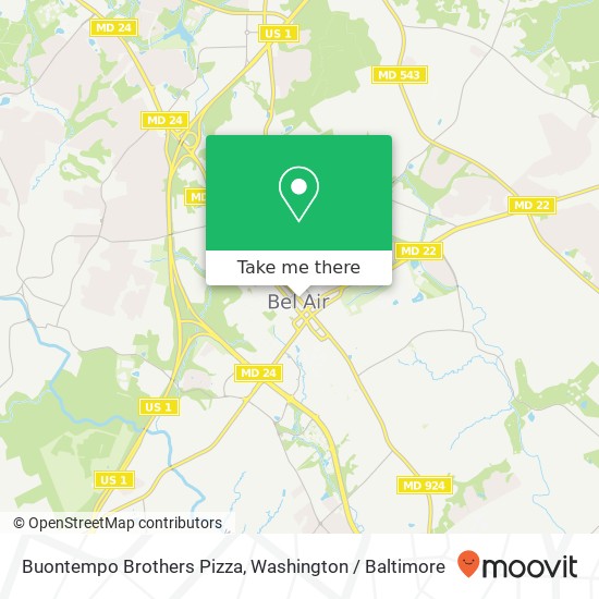 Mapa de Buontempo Brothers Pizza