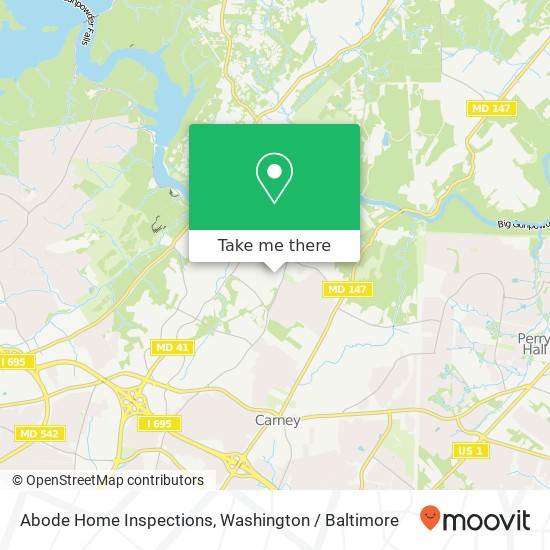 Abode Home Inspections map