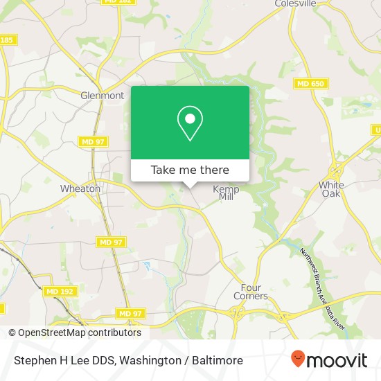 Stephen H Lee DDS map