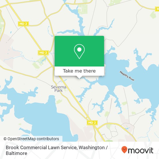 Mapa de Brook Commercial Lawn Service