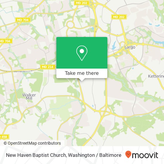 Mapa de New Haven Baptist Church