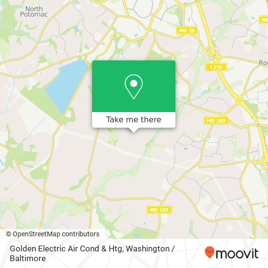 Golden Electric Air Cond & Htg map