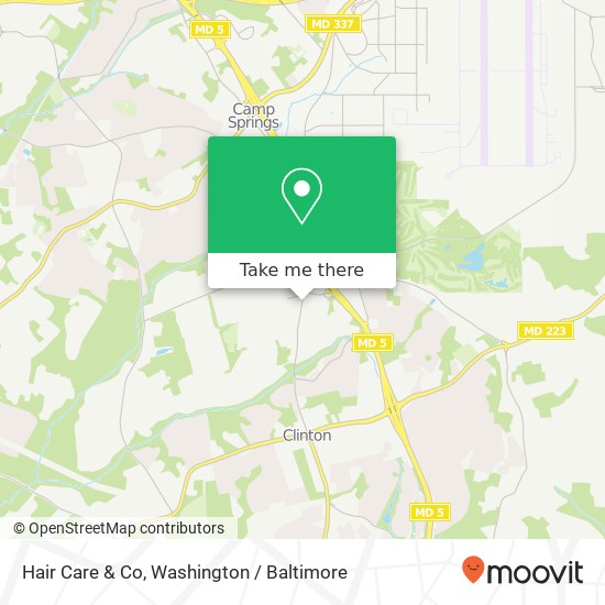 Hair Care & Co map