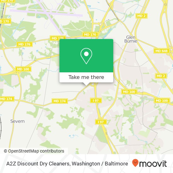 Mapa de A2Z Discount Dry Cleaners