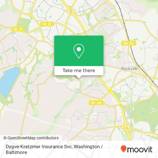 Mapa de Dygve-Kretzmer Insurance Svc