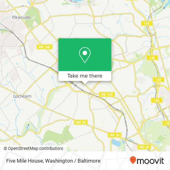 Mapa de Five Mile House