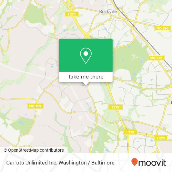 Carrots Unlimited Inc map