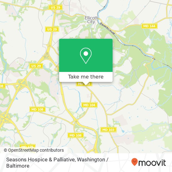 Seasons Hospice & Palliative map