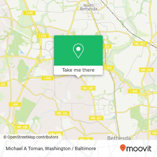 Michael A Toman map