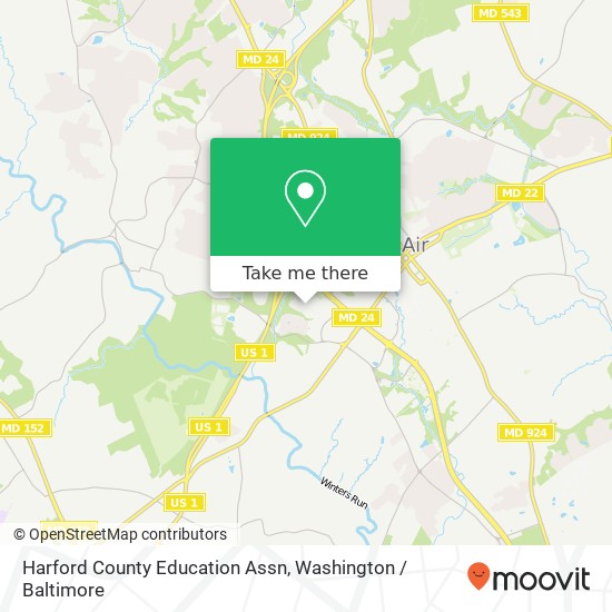 Mapa de Harford County Education Assn