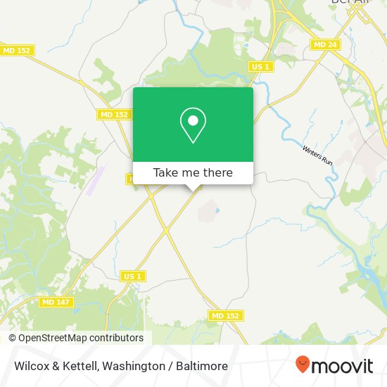 Mapa de Wilcox & Kettell