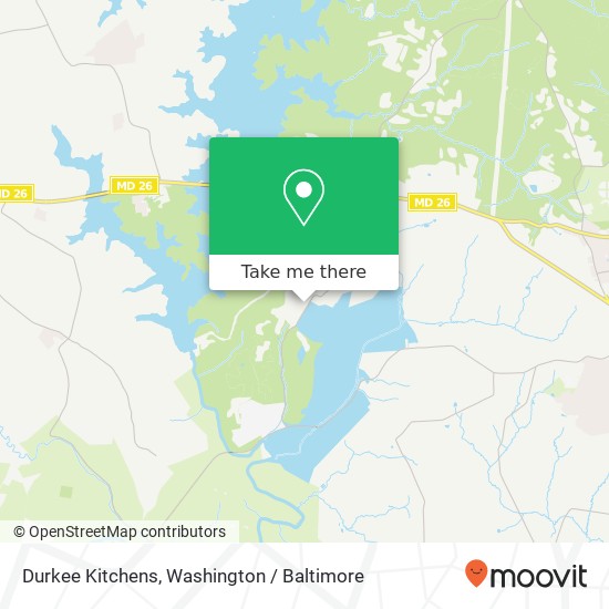 Durkee Kitchens map