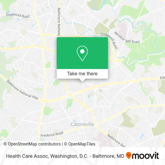 Health Care Assoc map