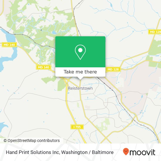 Hand Print Solutions Inc map