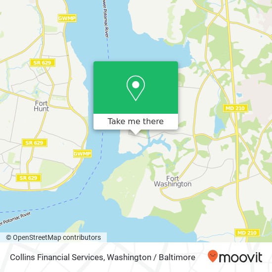 Mapa de Collins Financial Services