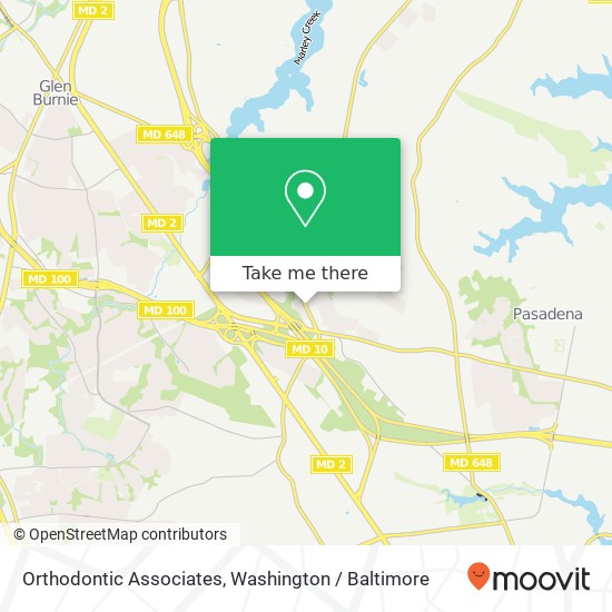 Orthodontic Associates map