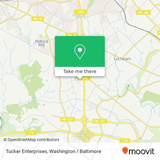 Tucker Enterprises map