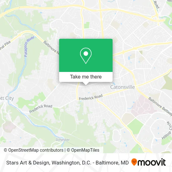 Stars Art & Design map