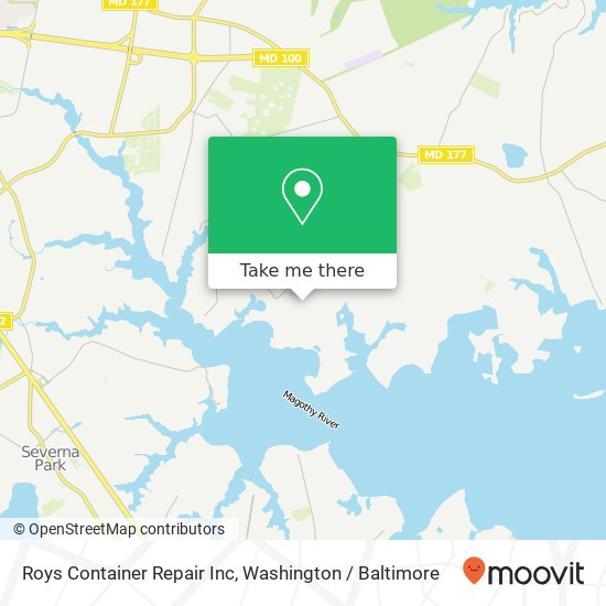Roys Container Repair Inc map