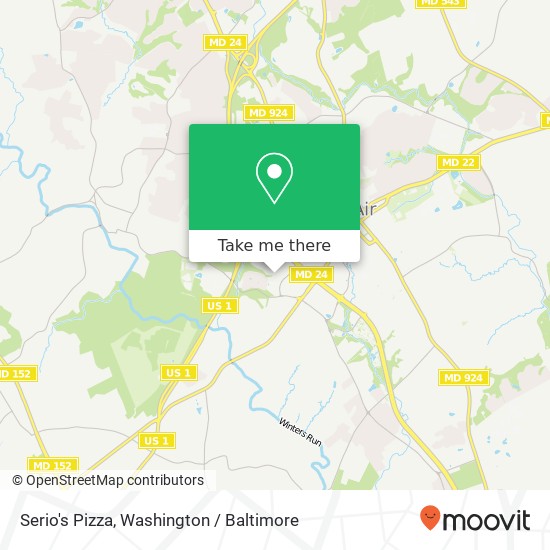 Mapa de Serio's Pizza