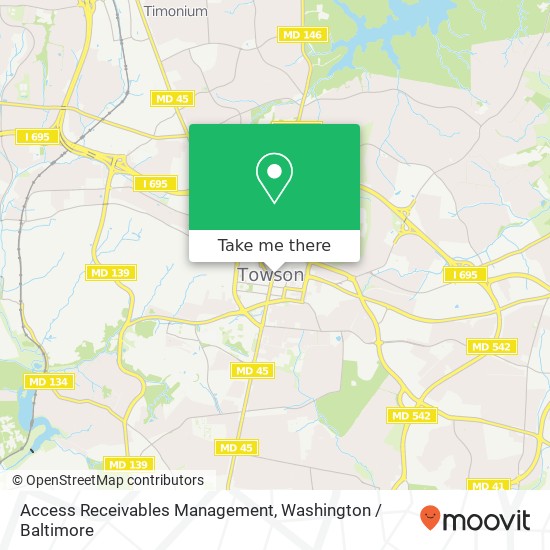 Mapa de Access Receivables Management