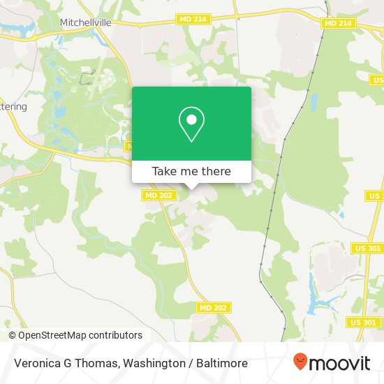 Mapa de Veronica G Thomas