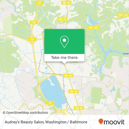 Audrey's Beauty Salon map