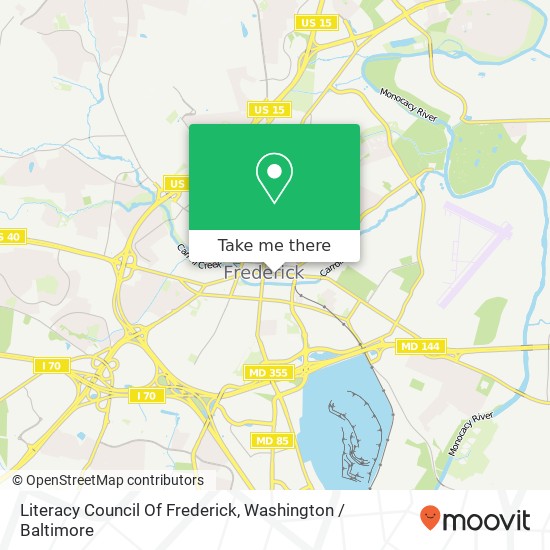Literacy Council Of Frederick map