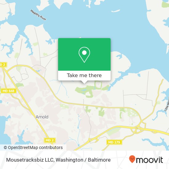 Mapa de Mousetracksbiz LLC
