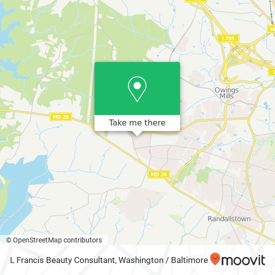 L Francis Beauty Consultant map