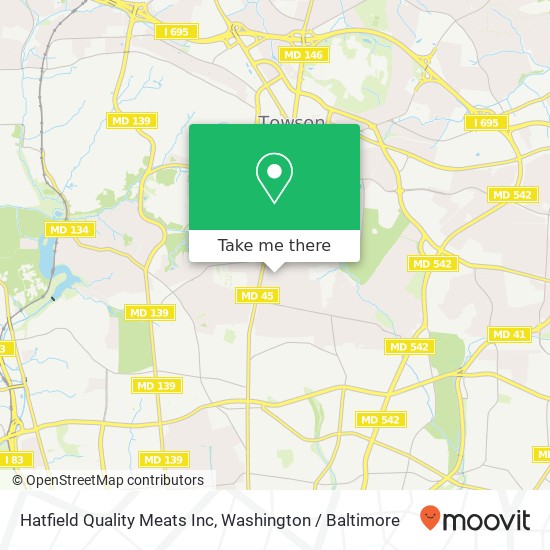 Hatfield Quality Meats Inc map