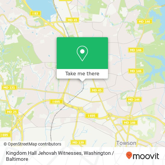 Kingdom Hall Jehovah Witnesses map