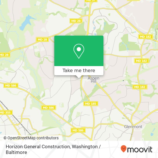 Horizon General Construction map