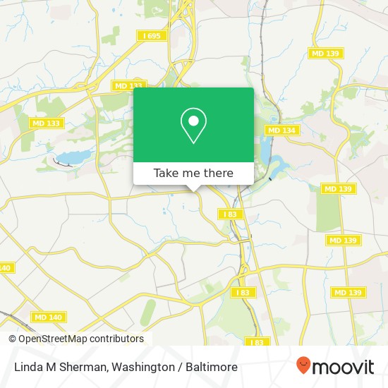 Linda M Sherman map