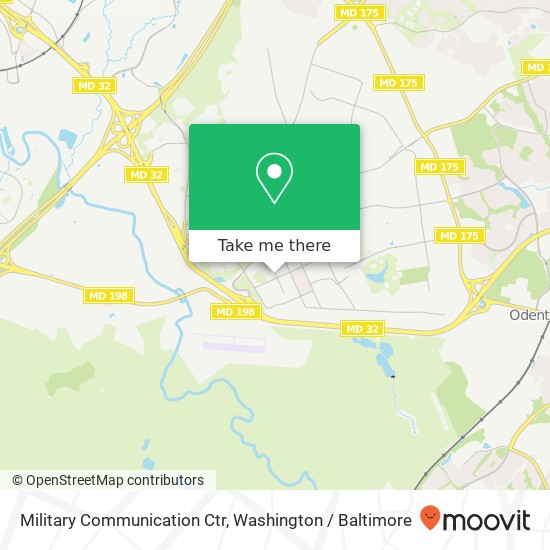 Military Communication Ctr map