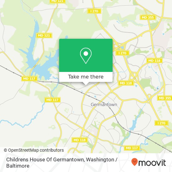 Mapa de Childrens House Of Germantown