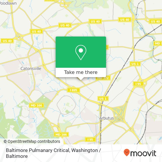 Baltimore Pulmanary Critical map