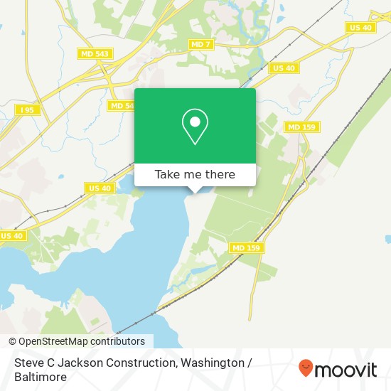 Steve C Jackson Construction map