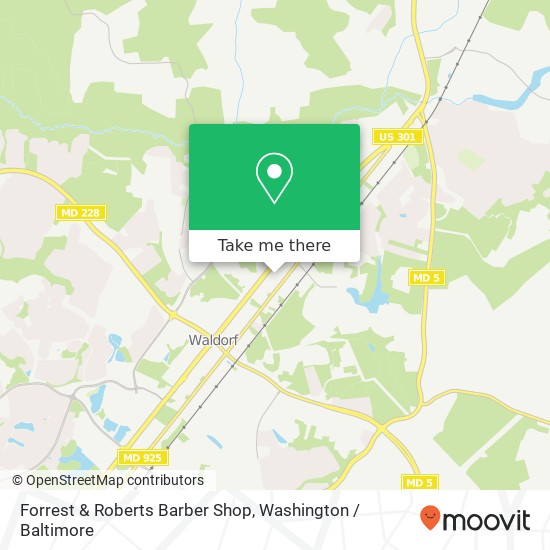 Forrest & Roberts Barber Shop map