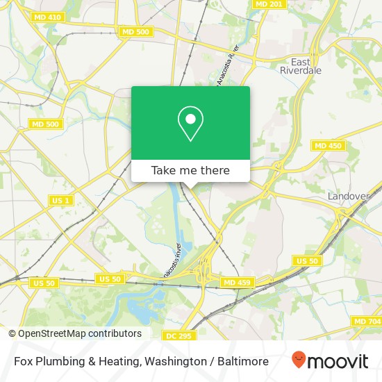 Fox Plumbing & Heating map