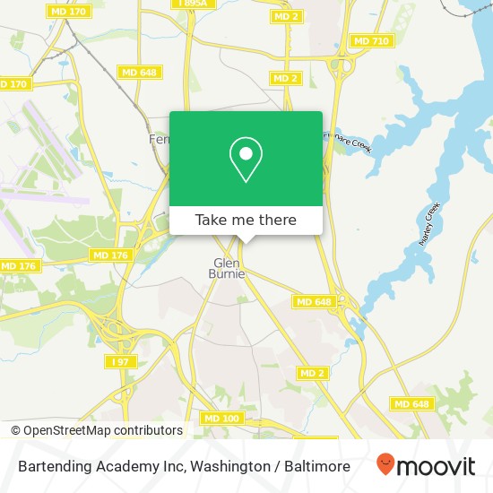Bartending Academy Inc map