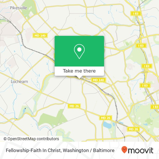Fellowship-Faith In Christ map