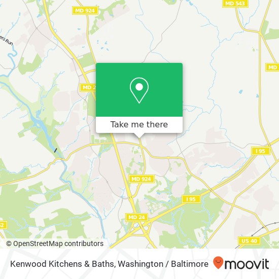 Kenwood Kitchens & Baths map