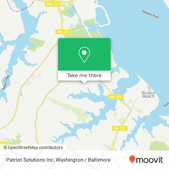 Patriot Solutions  Inc map