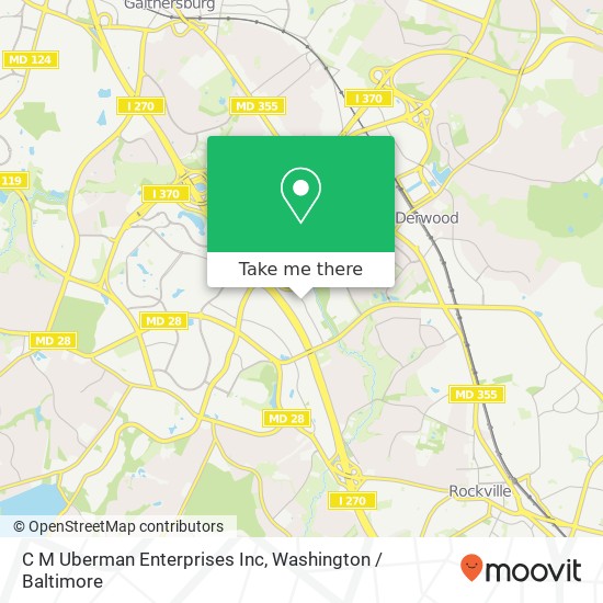 Mapa de C M Uberman Enterprises Inc